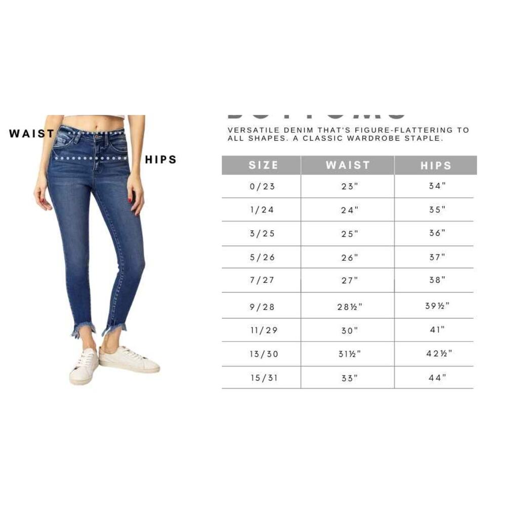 KanCan Jeans Womens Tan Denim Moto Straight Stretch Slim 13/30 - Picture 8 of 8